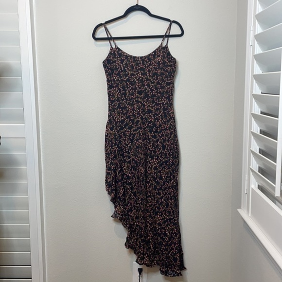 NWT NICHOLAS Blocked Slip Dress Persimmon Multi - Picture 12 of 12